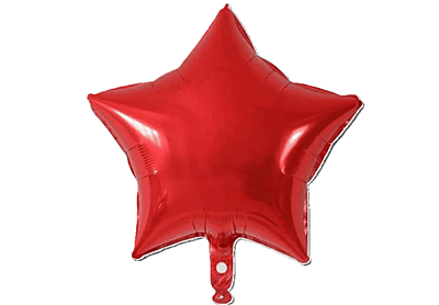 Spiderman Theme Foil Balloons - Red (Pack of 5)