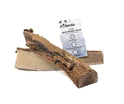 Split Elk Antler - Large - Velvet Split Elk Antler - Large - Velvet