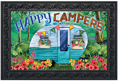Spring Happy Campers Doormat