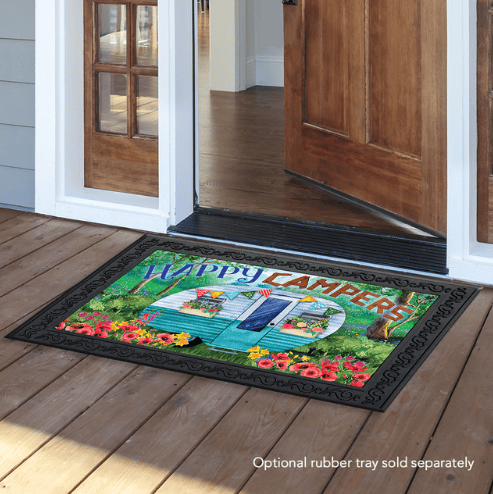 Spring Happy Campers Doormat
