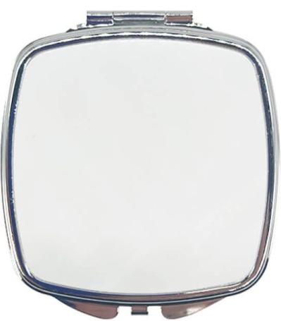 Compact Heart with Mirror
