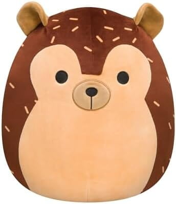 Squishmallows 14" Soft Toy - Hans Brown Hedgehog