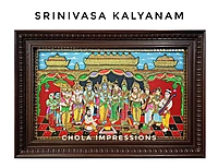 Srinivasa Kalyanam Tanjore Painting - Exclusive Collection