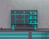 Stand Up – 3D Printed Standing Organizer