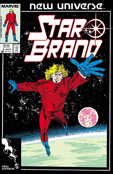 Star Brand #1 Newsstand Variant (Marvel Comics October 1986) Star Brand #1 Newsstand Variant (Marvel Comics October 1986)