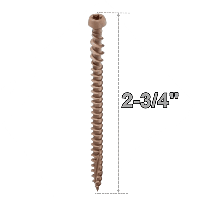Starborn CAP-TOR #10 Epoxy Coated 2-3/4" Screws