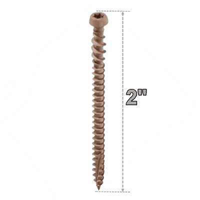 Starborn CAP-TOR #10 Epoxy Coated 2" Screws Starborn CAP-TOR #10 Epoxy Coated 2" Screws