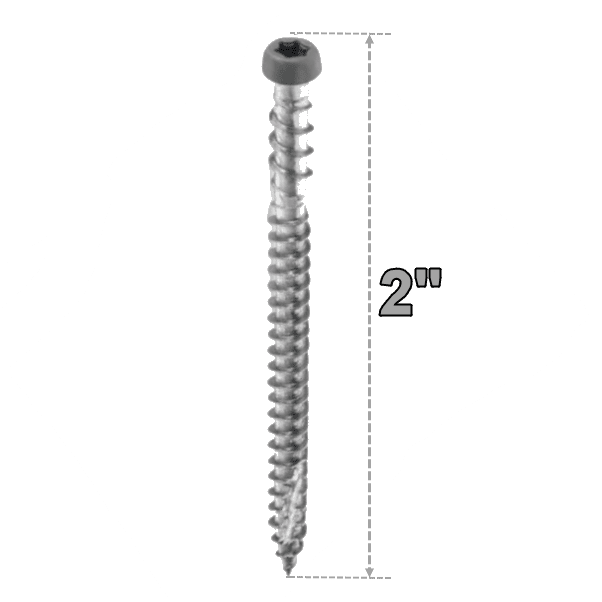 Starborn CAP-TOR #10 Stainless Steel 2" Screws Starborn CAP-TOR #10 Stainless Steel 2" Screws