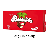Stark - Chocolate Covered Dessert Banana Flavor 400g/14 - KREM BANANICA Stark - Chocolate Covered Dessert Banana Flavor 400g/14 - KREM BANANICA