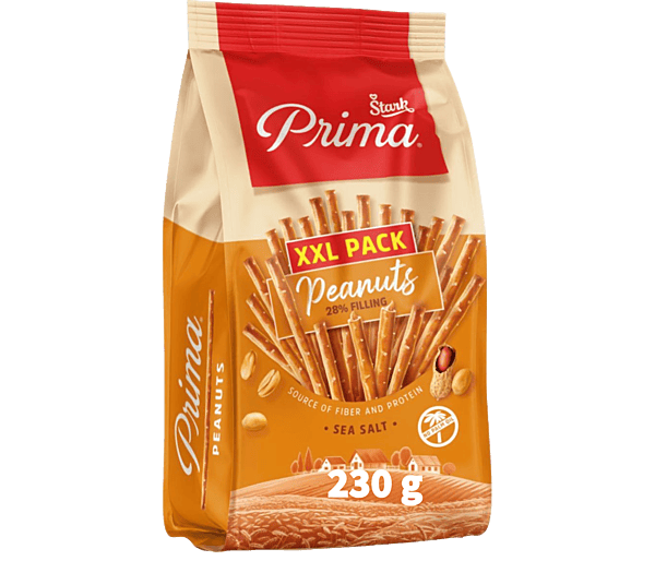Stark - Grissini with Peanut Butter Filling 230g/12 PRIMA STAPICI