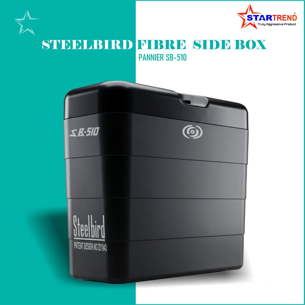 STEELBIRD BOX SB-510 GLAMOUR FITTING BLACK STEELBIRD BOX SB-510 GLAMOUR FITTING BLACK