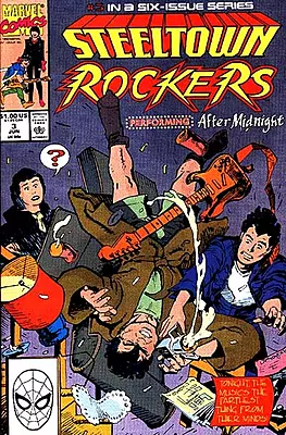 Steeltown Rockers #3 (Marvel Comics June 1990)