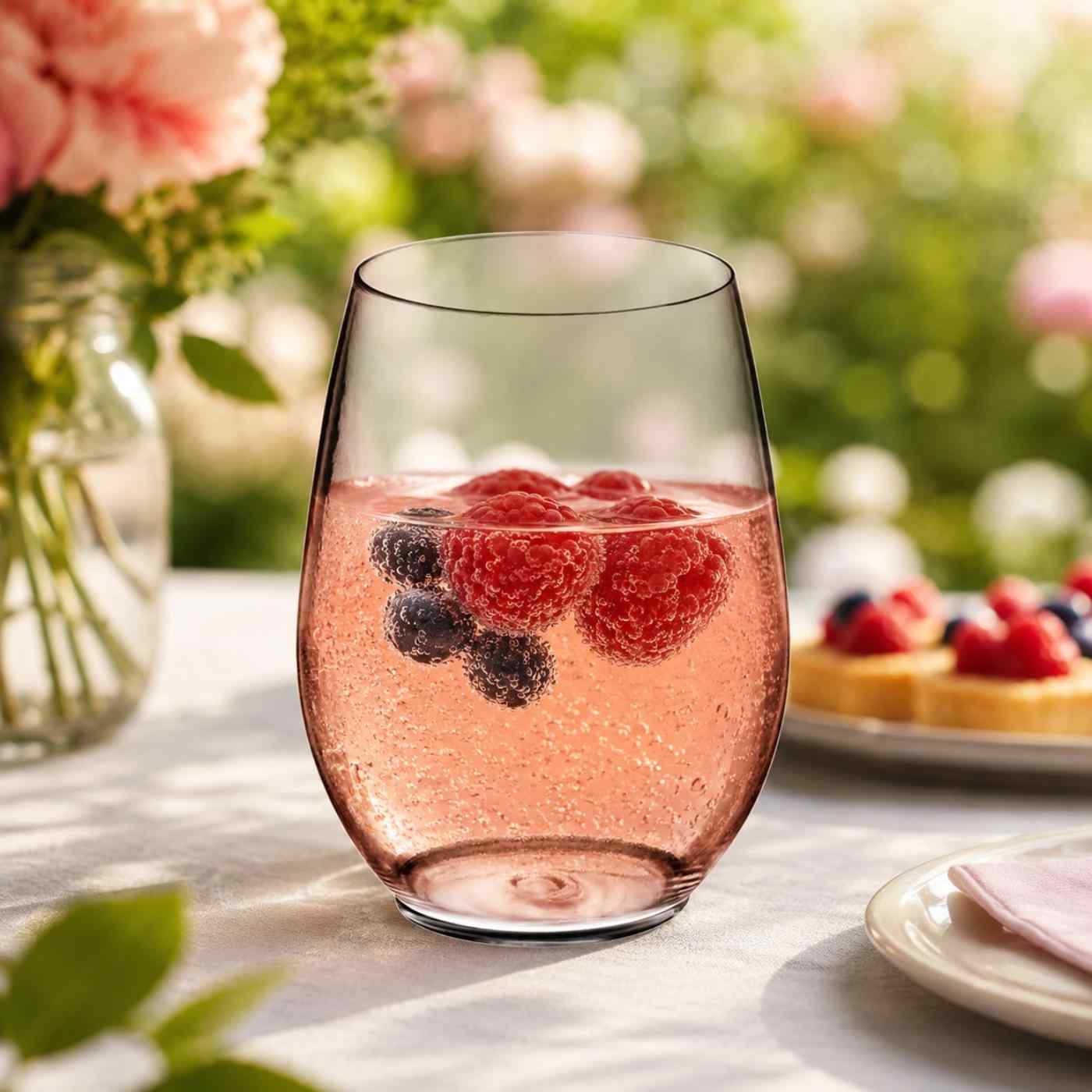 Stemless Flute 10oz Cups Visions 4/16
