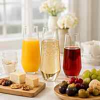 Stemless Flute 10oz Cups WNA 4/16