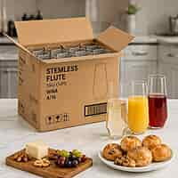 Stemless Flute 10oz Cups WNA 4/16