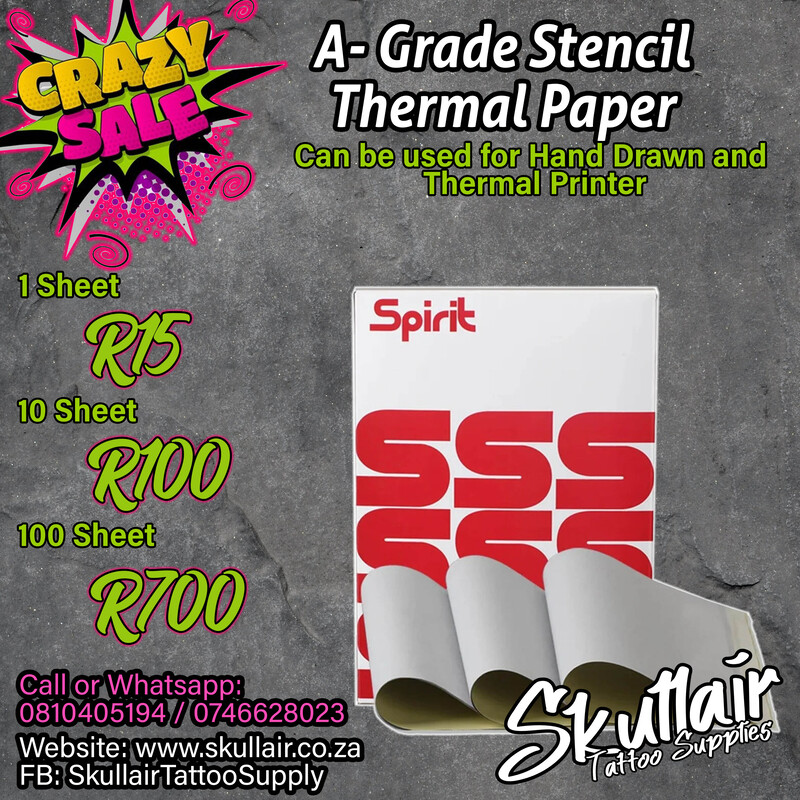 Thermal Transfer Paper - Stencil Paper (A-grade) Thermal Transfer Paper - Stencil Paper (A-grade)