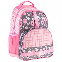 Stephen Joseph All Over Print Backpack - Charcoal Flower