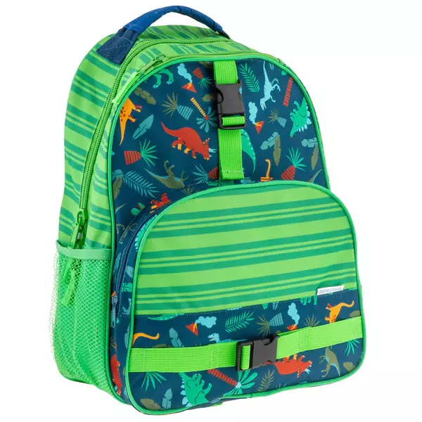 Stephen Joseph All Over Print Backpack - Dino Green