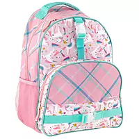 Stephen Joseph All Over Print Backpack - Unicorn Pink