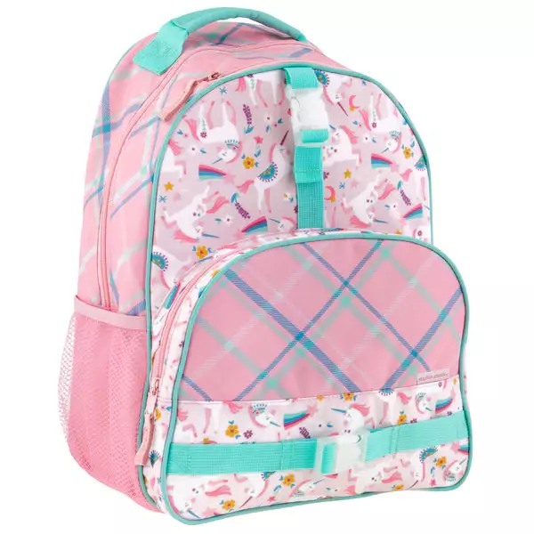Stephen Joseph All Over Print Backpack - Unicorn Pink