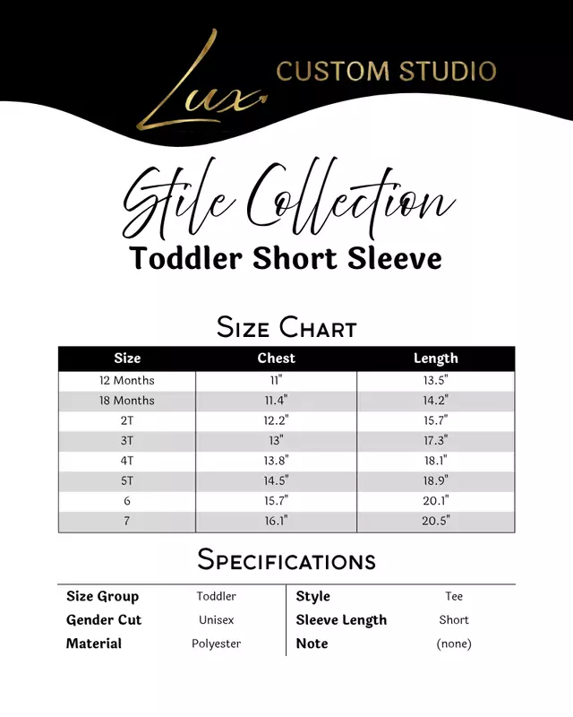 Stile Collection Toddler Short Sleeve Tee