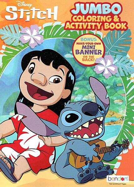 Disney Stitch Jumbo Colouring & Activity Book