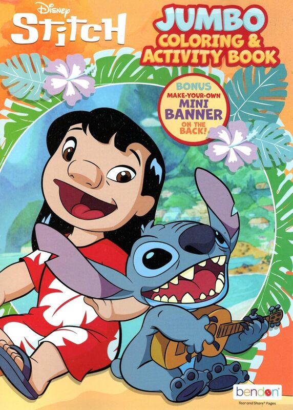 Disney Stitch Jumbo Colouring & Activity Book