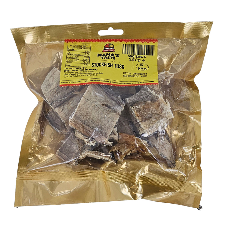 25069 Mamas Taste Stockfish Tusk 250g X 10
