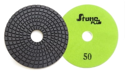 Stone Plus Wet Polishing Pad - 4", 50 grit Stone Plus Wet Polishing Pad - 4", 50 grit