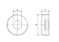 Allen key Type Stopping Plugs [X6]