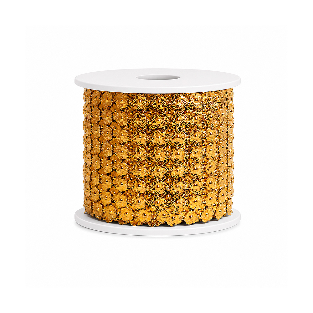 Strass Ref X-36 Dorado Rollo X 10 Yardas Strass Ref X-36 Dorado Rollo X 10 Yardas