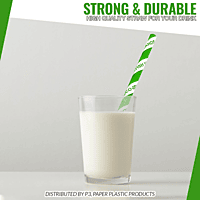Paper Straws Eco-Island 7.5" 25/400