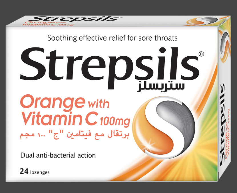 Strepsils Orange with Vitamin C