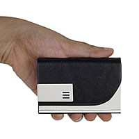 Stylish Black Leather Finished Cardholder Stylish Black Leather Finished Cardholder