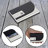Stylish Black Leather Finished Cardholder Stylish Black Leather Finished Cardholder