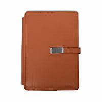 Stylish Tan Popup Diary Power bank- 5000mAh