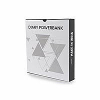 Stylish Tan Popup Diary Power bank- 5000mAh