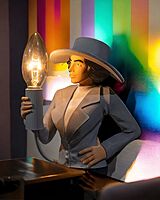 Suffragist Lamp