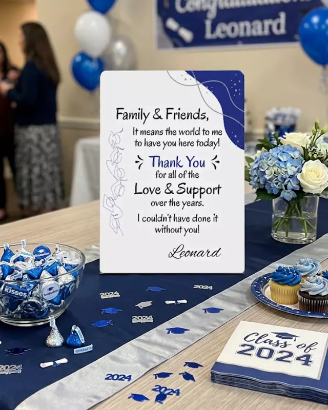 Summit Series Grad Thank You Sign
