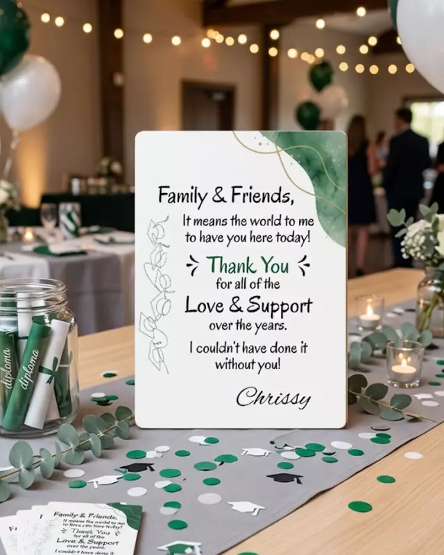 Summit Series Grad Thank You Sign