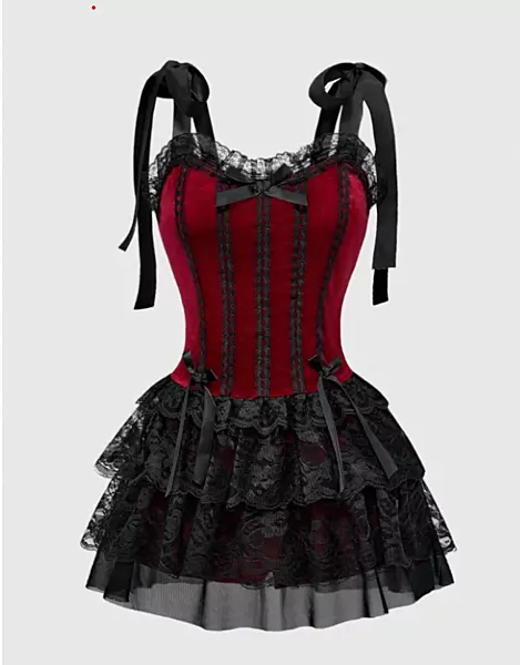 Summer Gothic Strap Dress