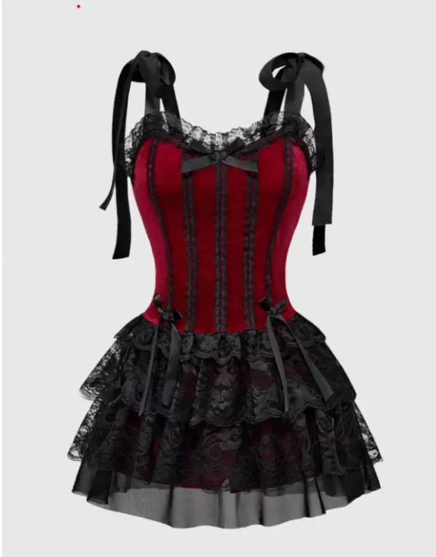 Summer Gothic Strap Dress