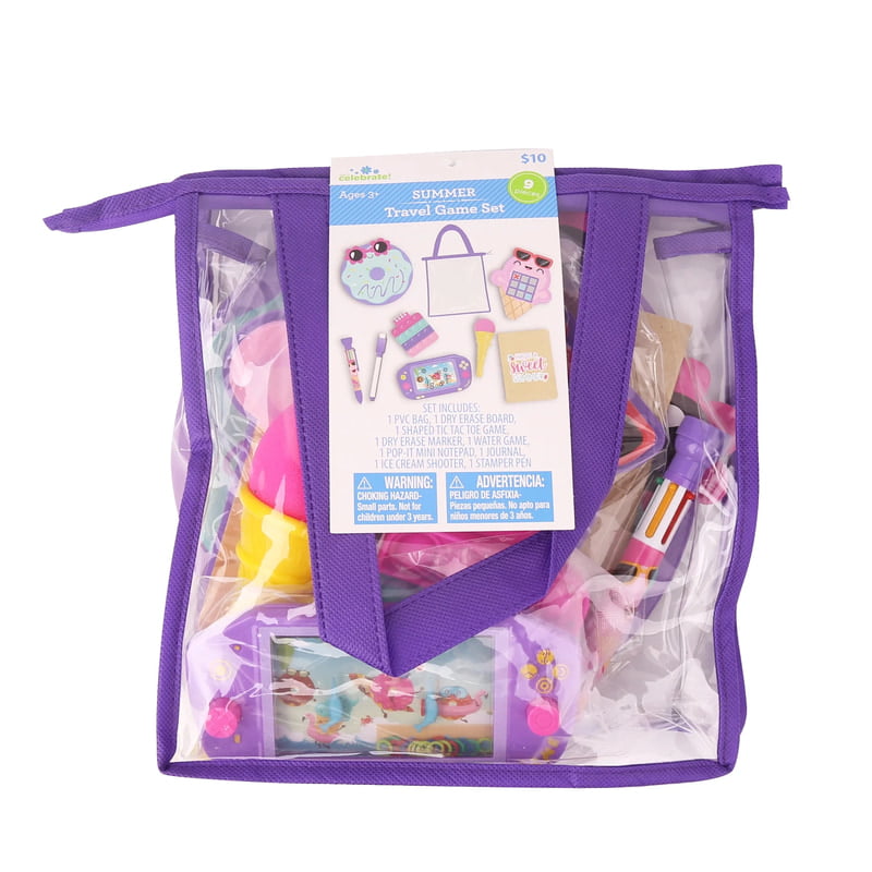 Summer Travel Game Set - Purple