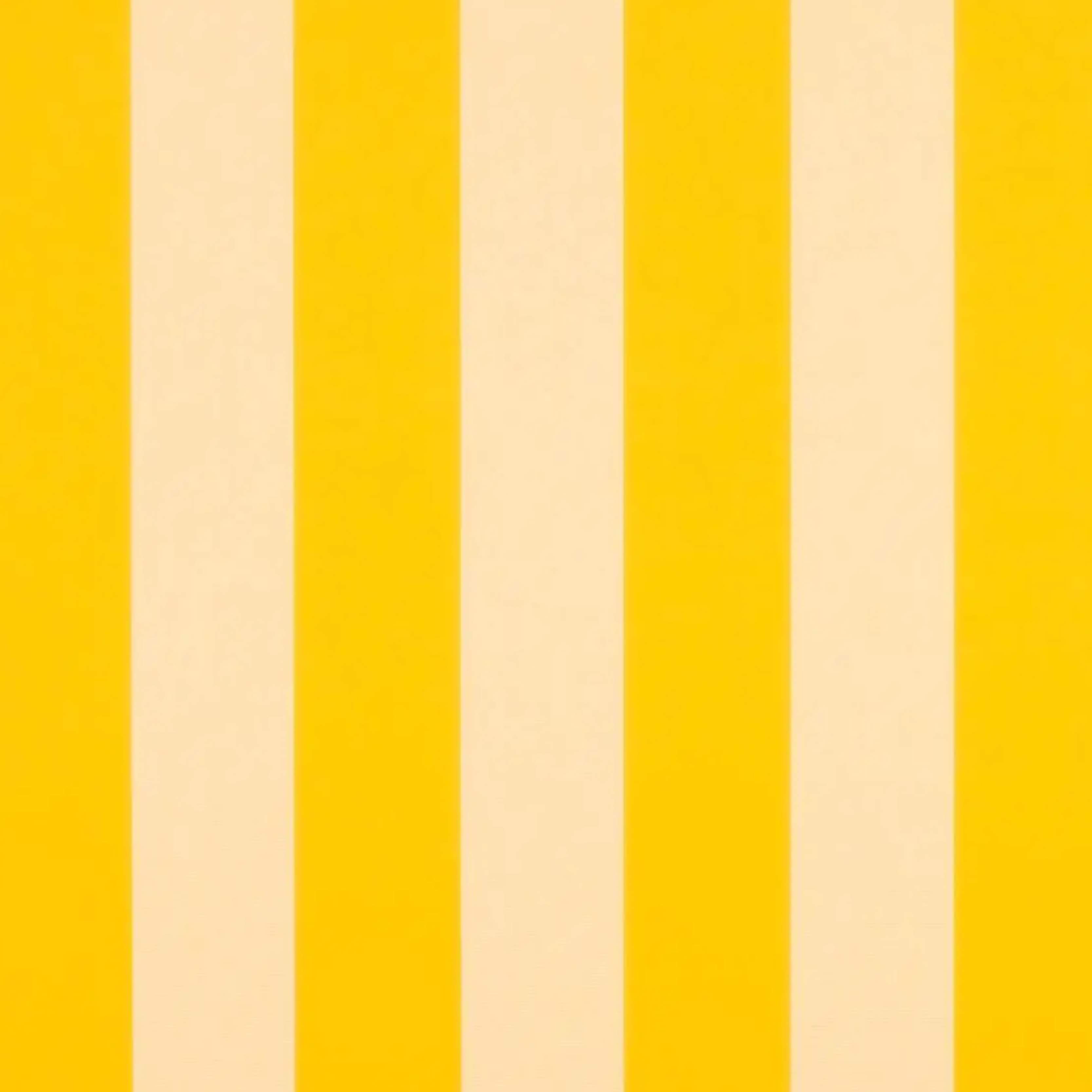 Beaufort Yellow/White 6 Bar Sunbrella Shade SKU 5702-0000