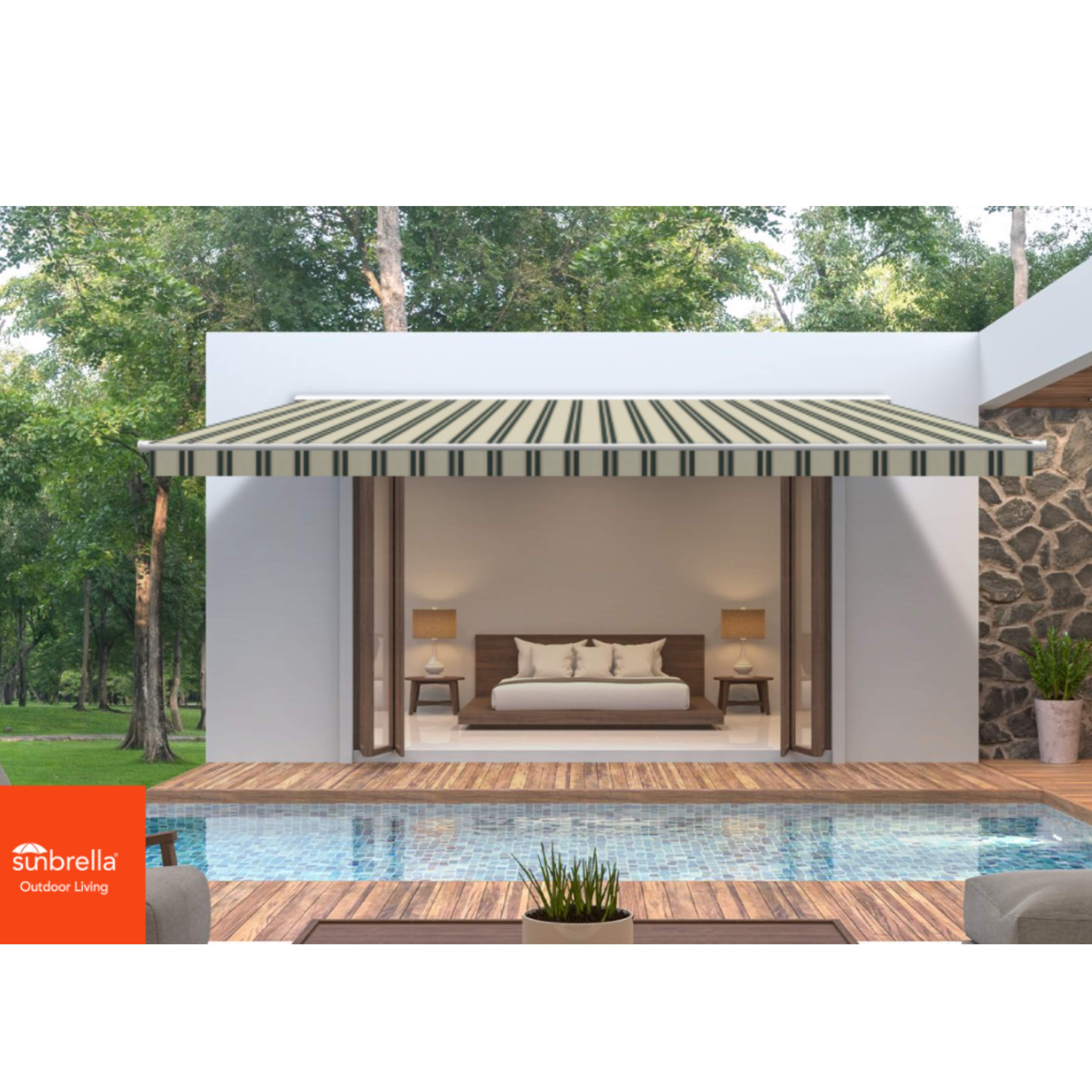 Black Forest Fancy Sunbrella Shade SKU 4923-0000