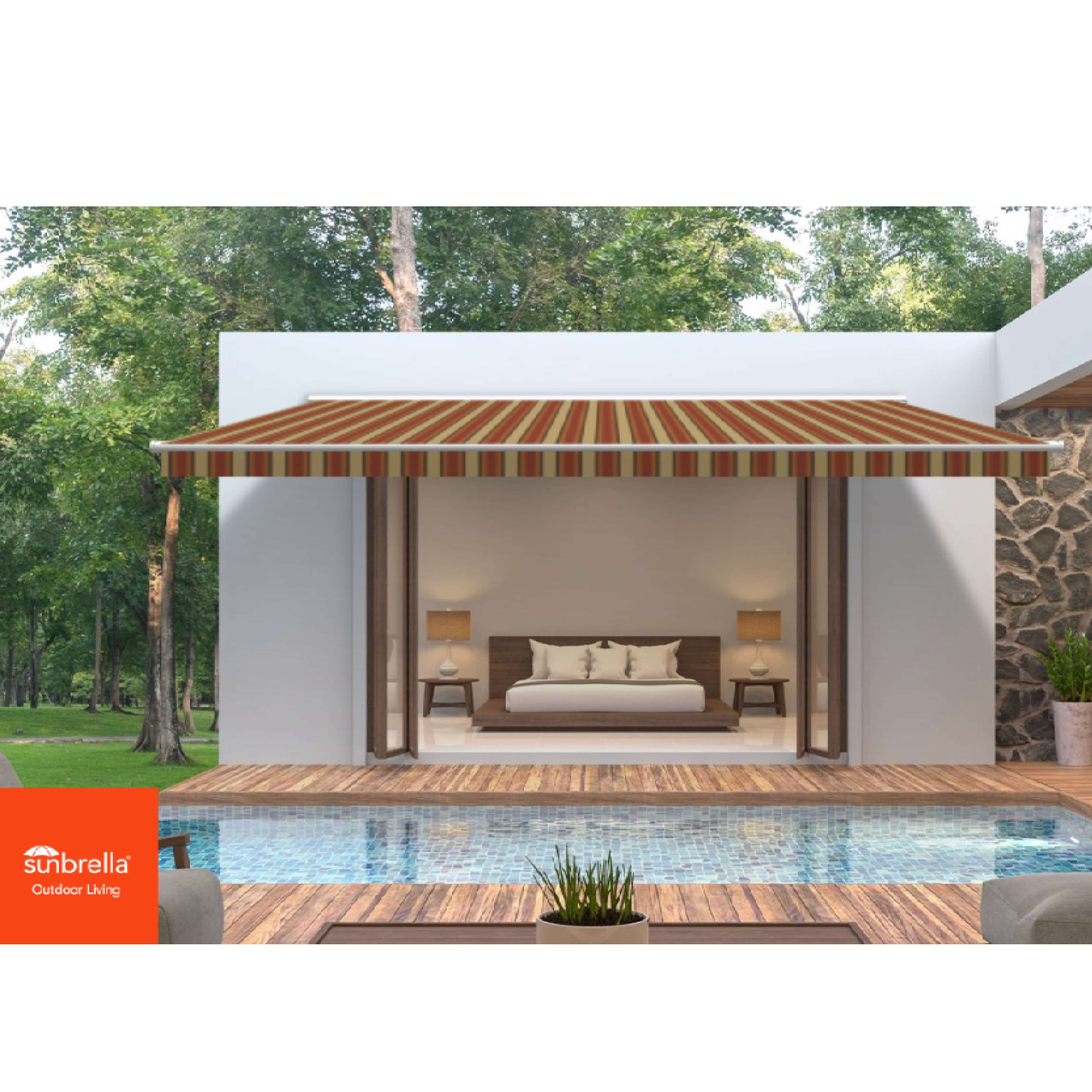 Colonnade Redwood Sunbrella Shade SKU 4857-0000
