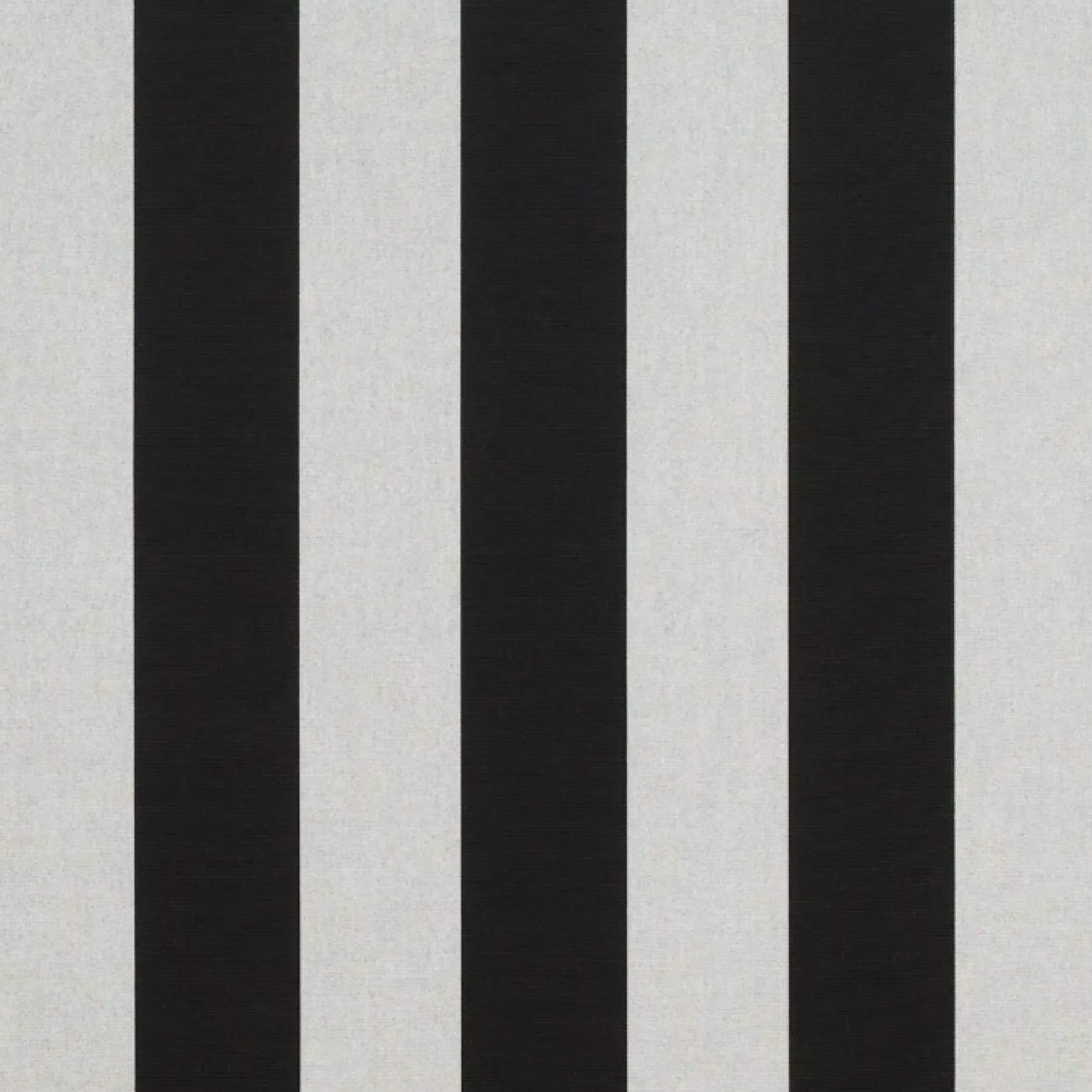 Beaufort Black/White 6 Bar Sunbrella Shade SKU 5704-0000