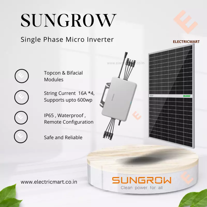 2 KW ONGRID - SUNGROW MICROINVERTER