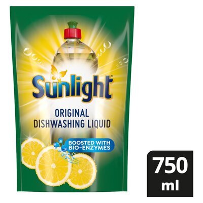 Sunlight Dishwashing Liquid Refill 5X5X750ML