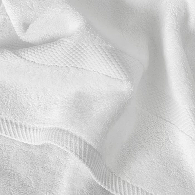 Sunset White Bath Towel